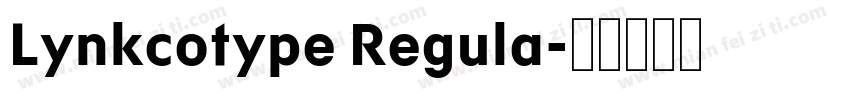 Lynkcotype Regula字体转换